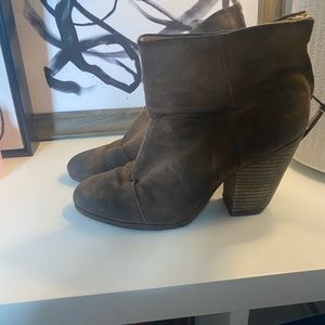 Rag & Bone Newberry booties - brown suede